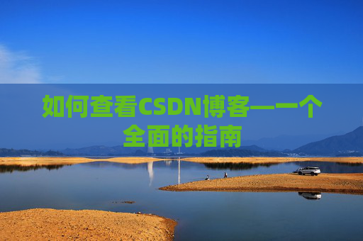 如何查看CSDN博客—一个全面的指南